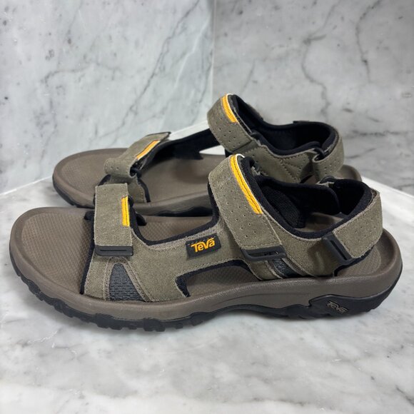 Teva Men's Katavi 2 Suede Hiking Sandal US Size 12 Bungee Cord 1019192 - Picture 5 of 9